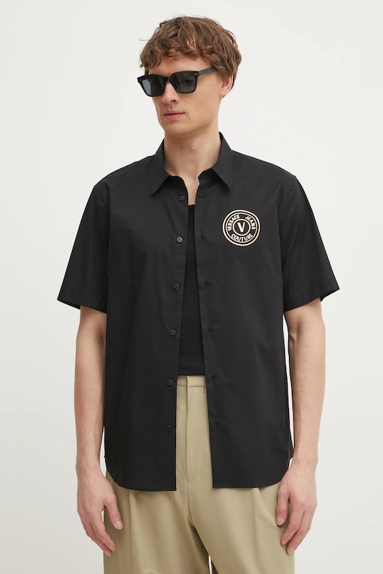 Хлопковая рубашка Versace Jeans Couture, черный
Хлопковая рубашка Versace Jeans Couture, черный