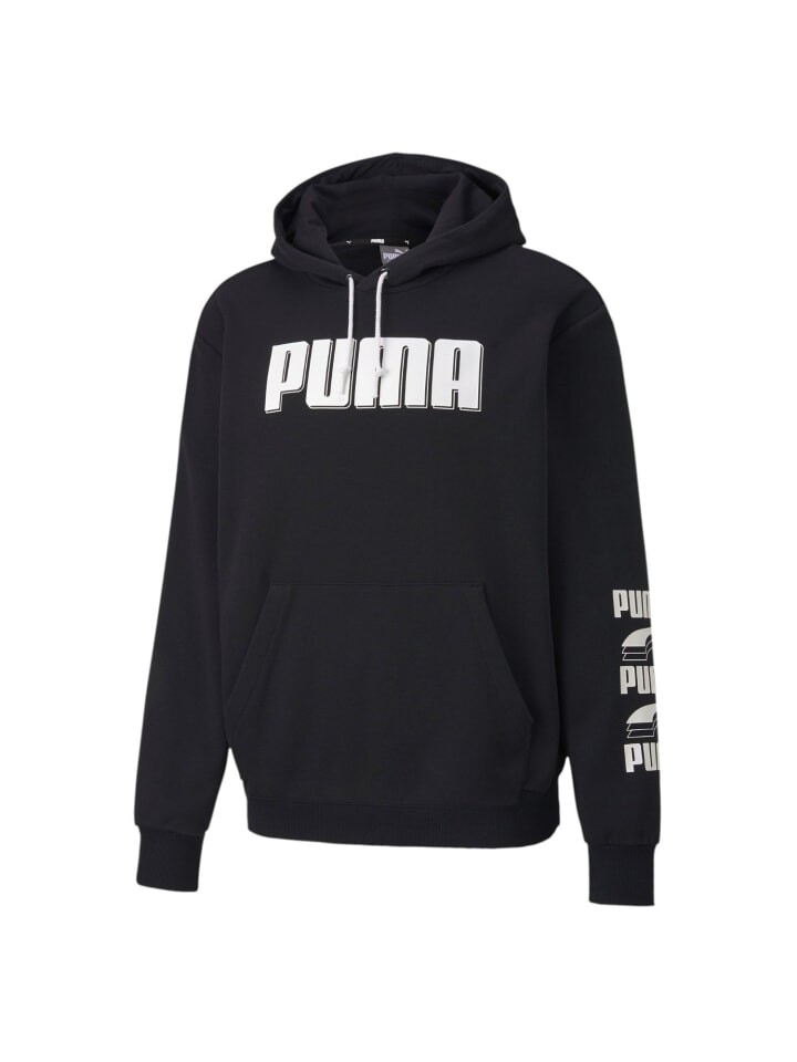 Пуловер Puma Kapuzenpullover Rebel, черный
Пуловер Puma Kapuzenpullover Rebel, черный