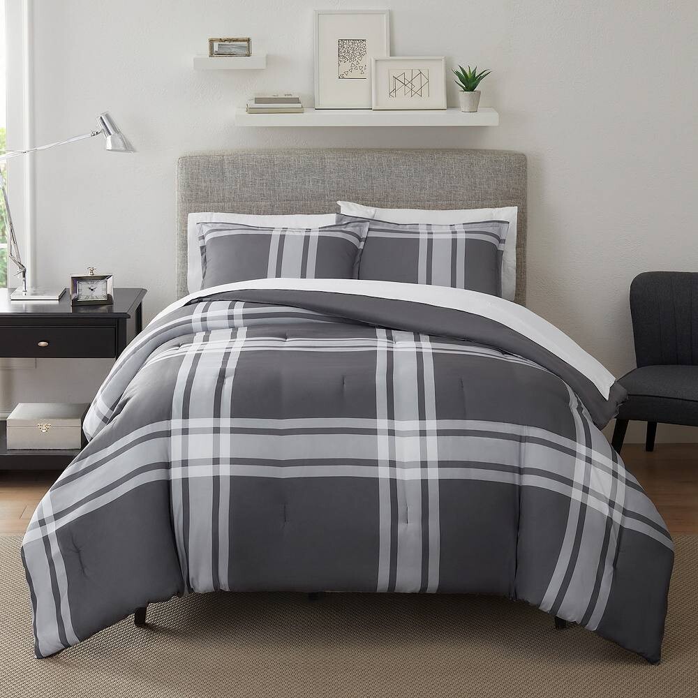 Serta Simply Clean Jax Набор антимикробных одеял в клетку с накладками, цвет Charcoal
Serta Simply Clean Jax Набор антимикробных одеял в клетку с накладками, цвет Charcoal