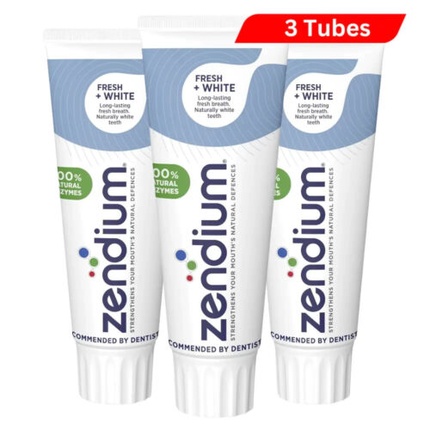 Зубная паста Extra Mild Gums White Fresh Breath с фторидом 75 мл — упаковка из 3 шт Zendium
Зубная паста Extra Mild Gums White Fresh Breath с фторидом 75 мл — упаковка из 3 шт Zendium