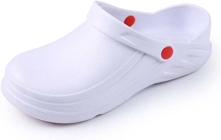 Мужские обувь для шеф-повара - противоскользящие, маслобойкие, водонепроницаемые туфли, удобная обувь для медсестер, мужская и женская обувь для садовников, для работы в помещении и на улице, сабо для шеф-повара для кухни, офиса и у моря Dikermo...
Мужские обувь для шеф-повара - противоскользящие, маслобойкие, водонепроницаемые туфли, удобная обувь для медсестер, мужская и женская обувь для садовников, для работы в помещении и на улице, сабо для шеф-повара для кухни, офиса и у моря Dikermo...