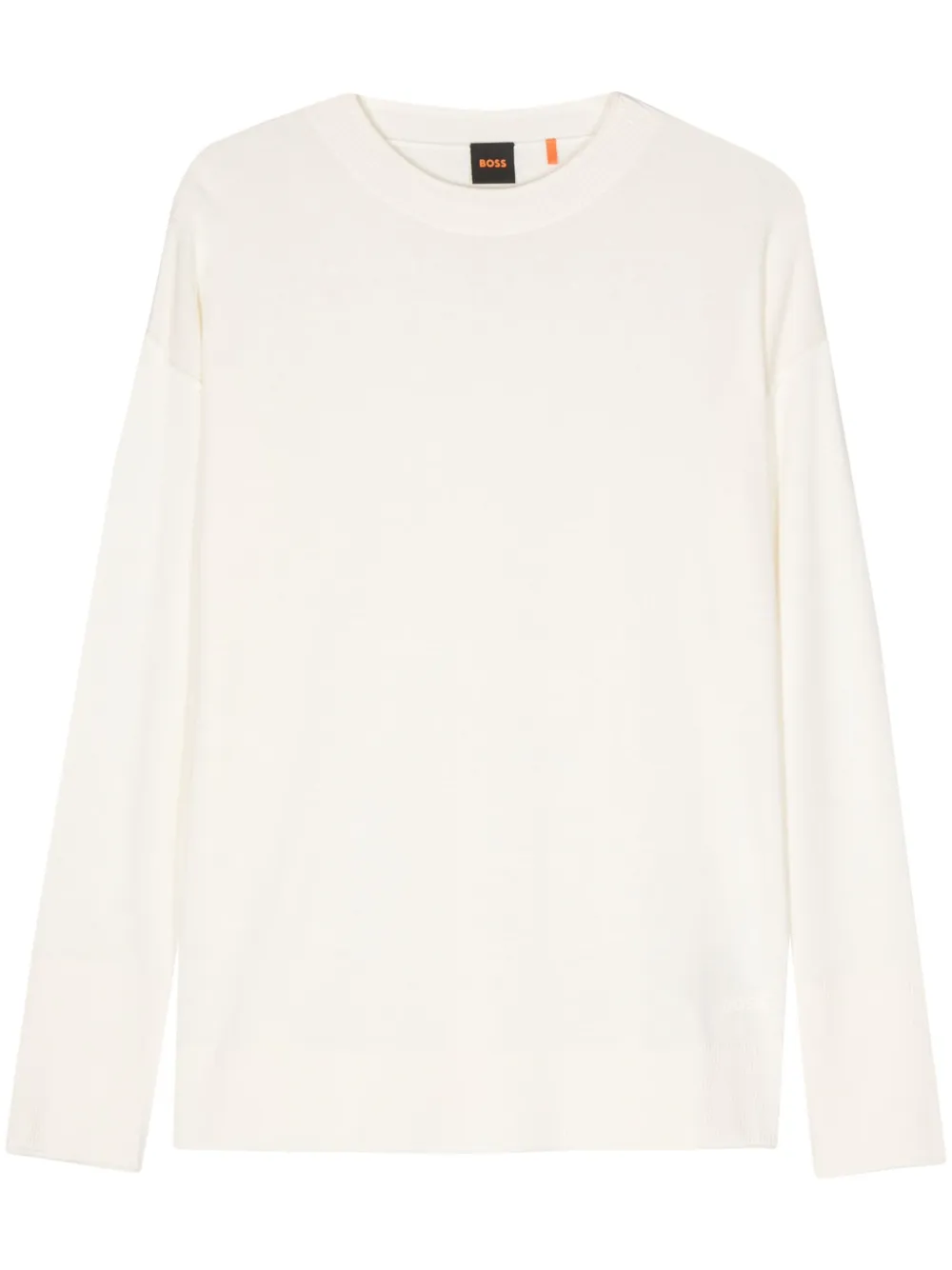 Джемпер тонкой вязки с логотипом BOSS, нейтральный
Джемпер тонкой вязки с логотипом BOSS, нейтральный