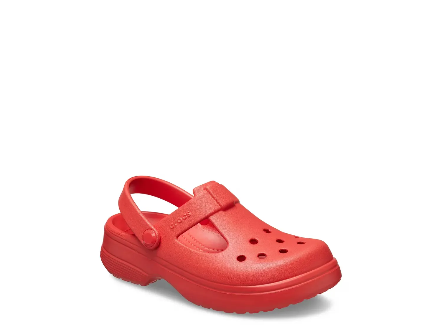 Classic Mary Jane Сабо - детские Crocs, Cherry Red
Classic Mary Jane Сабо - детские Crocs, Cherry Red