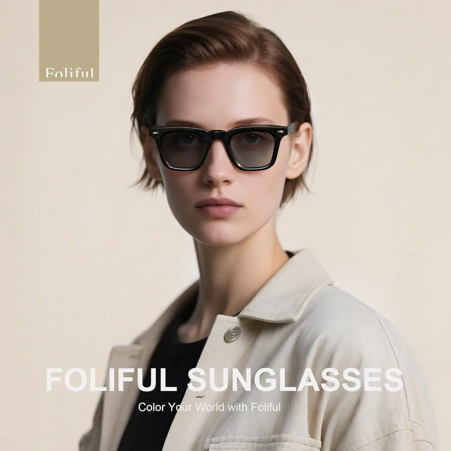 Винтажные квадратные солнцезащитные очки большого размера для женщин и мужчин, ретро-стиль, дизайнерские очки с защитой от УФ-излучения Foliful, A02-brown/Grey
Винтажные квадратные солнцезащитные очки большого размера для женщин и мужчин, ретро-стиль, дизайнерские очки с защитой от УФ-излучения Foliful, A02-brown/Grey