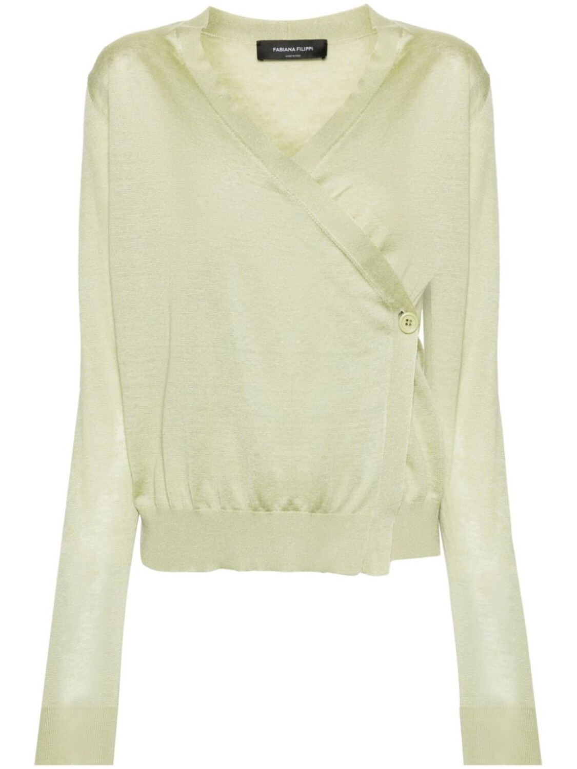 Топ с запахом Fabiana Filippi, зеленый
Топ с запахом Fabiana Filippi, зеленый