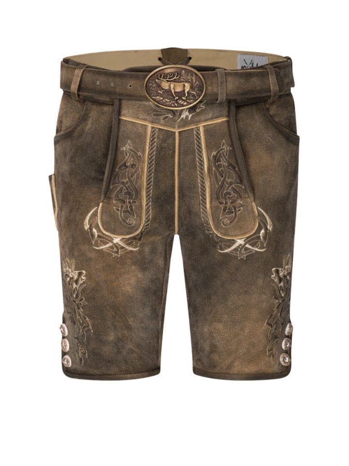 Nübler Короткие кожаные брюки Конрада в Гаване
Nübler Короткие кожаные брюки Конрада в Гаване