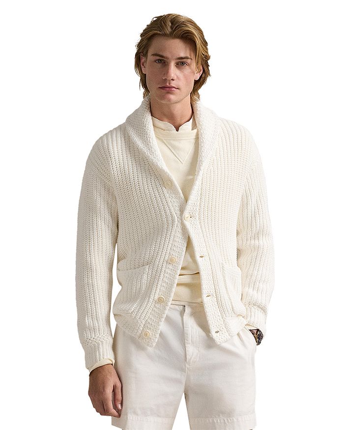 Кардиган из льна и хлопка с воротником-шалью Polo Ralph Lauren, слоновая кость/кремовый
Кардиган из льна и хлопка с воротником-шалью Polo Ralph Lauren, слоновая кость/кремовый
