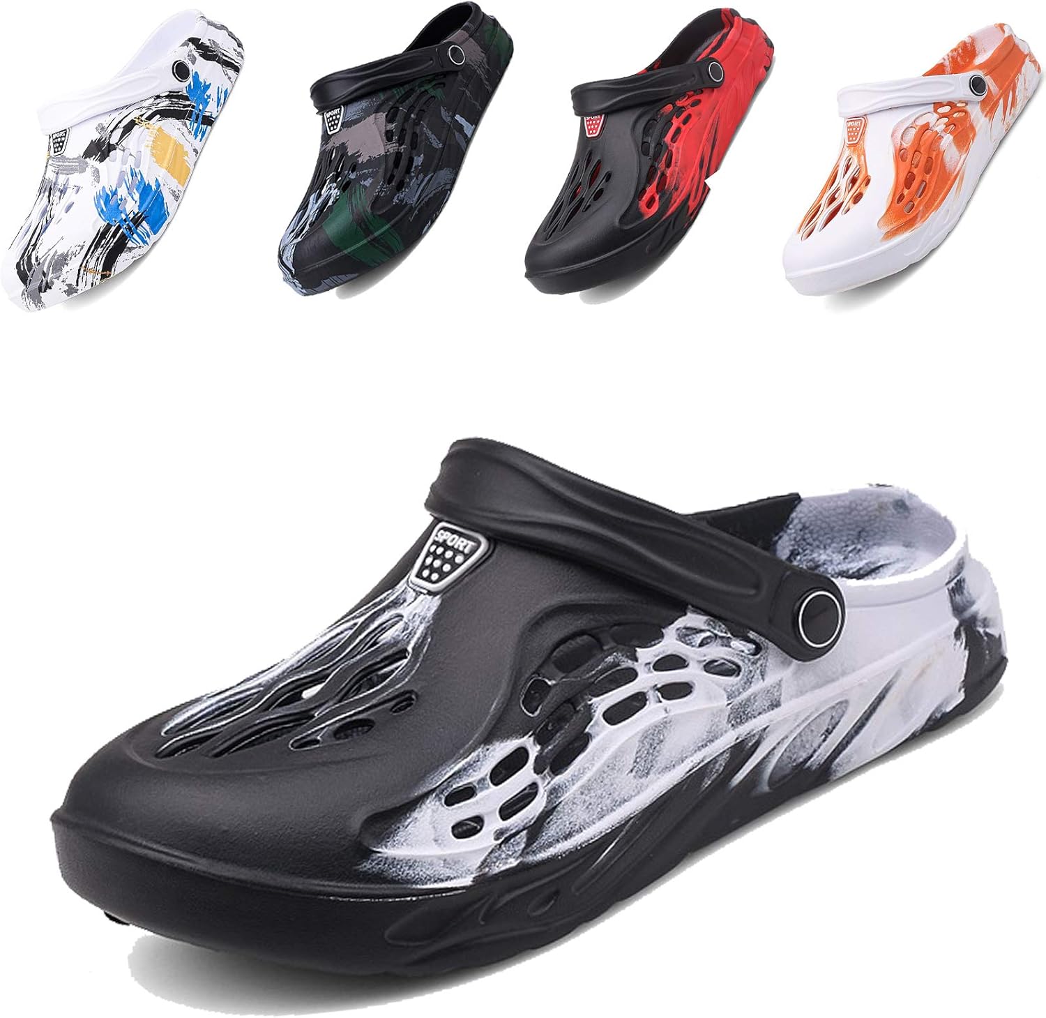 Классические сабо CYian для мужчин и женщин, легкие, слипоны, с пушистой подкладкой, пляжные сандалии, садовые сабо, D White
Классические сабо CYian для мужчин и женщин, легкие, слипоны, с пушистой подкладкой, пляжные сандалии, садовые сабо, D White