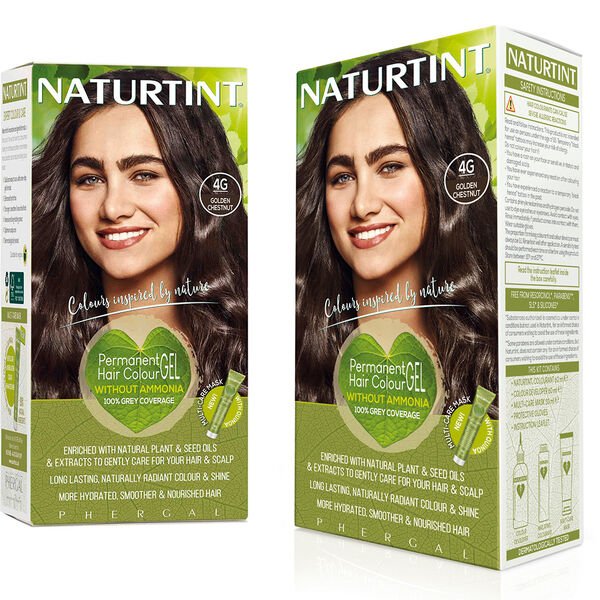 Набор: краска для волос 4г золотисто-каштановый, 2x179 мл Naturtint
Набор: краска для волос 4г золотисто-каштановый, 2x179 мл Naturtint