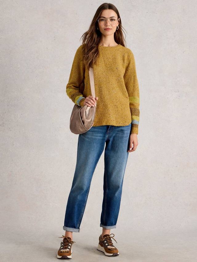 Талия полосатый манжет пряжа джемпер White Stuff, Chartreuse/Multi
Талия полосатый манжет пряжа джемпер White Stuff, Chartreuse/Multi