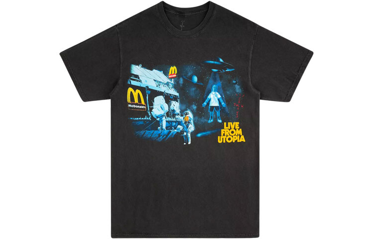 Футболка X McDonald's Live From Utopia черная Travis Scott, черный
Футболка X McDonald's Live From Utopia черная Travis Scott, черный