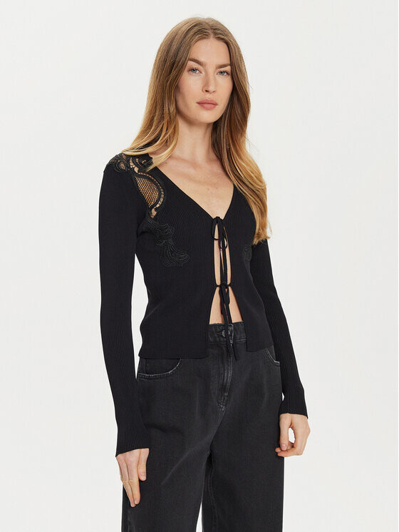 Кардиган приталенного кроя Twinset, черный
Кардиган приталенного кроя Twinset, черный