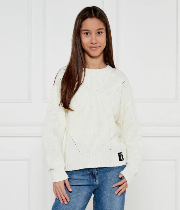 Свитер Patrizia Pepe Regular Fit, белый
Свитер Patrizia Pepe Regular Fit, белый