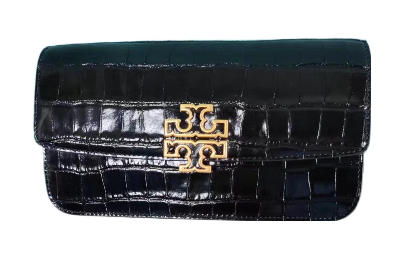 Сумка через плечо Britten с крокодиловым принтом из кожи, кросс-боди, на цепочке, небольшого размера, черный цвет, женская TORY BURCH
Сумка через плечо Britten с крокодиловым принтом из кожи, кросс-боди, на цепочке, небольшого размера, черный цвет, женская TORY BURCH