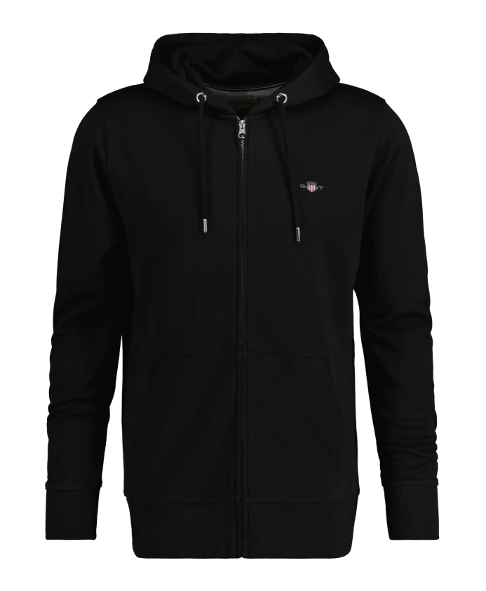 Толстовка Shield с застежкой-молнией до середины груди Gant, черный
Толстовка Shield с застежкой-молнией до середины груди Gant, черный