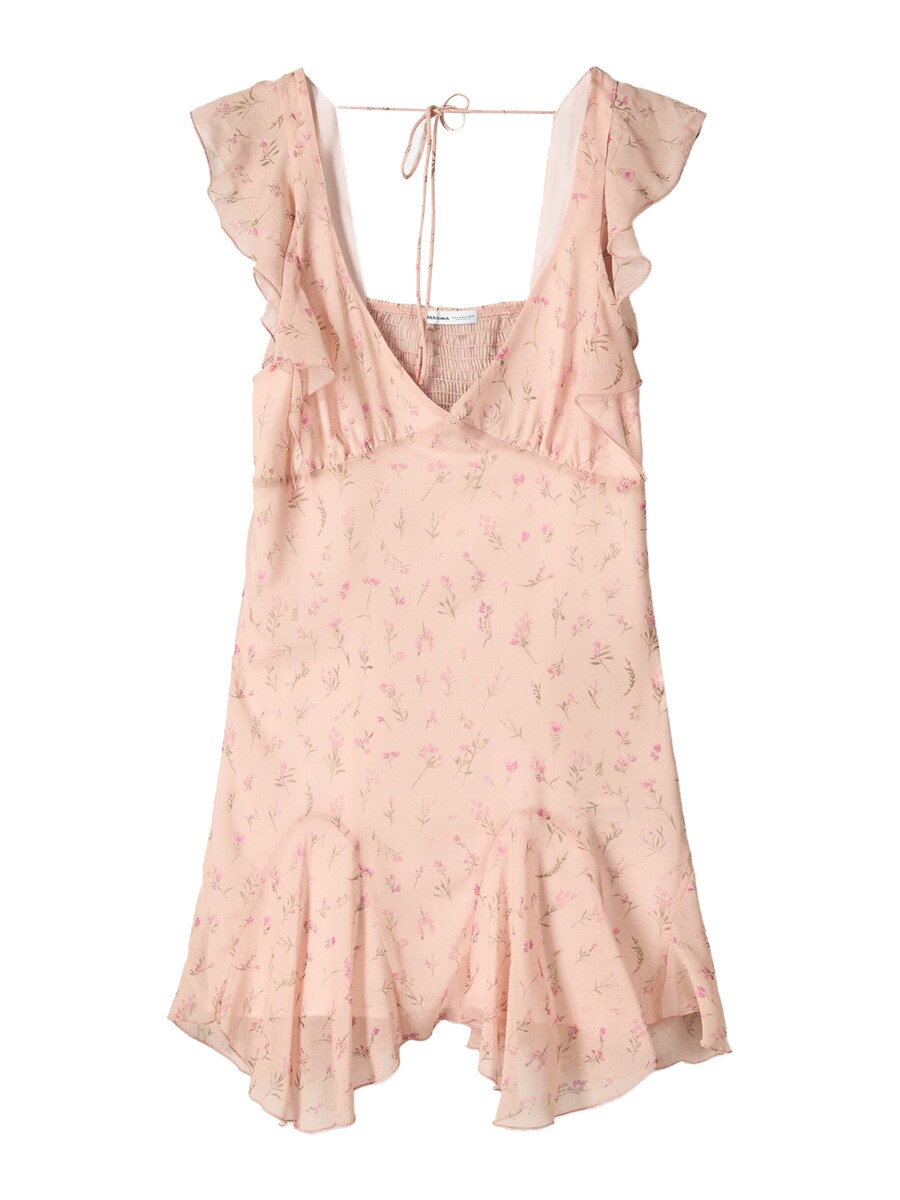Летнее платье Bershka, Pink/Dusky pink
Летнее платье Bershka, Pink/Dusky pink