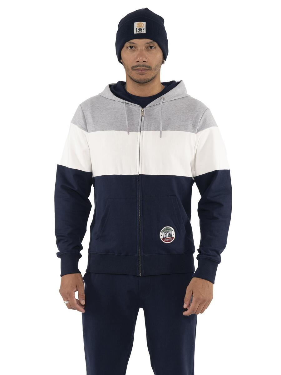 LEONE 1947 APPAREL Мужская университетская толстовка с капюшоном на молнии
LEONE 1947 APPAREL Мужская университетская толстовка с капюшоном на молнии