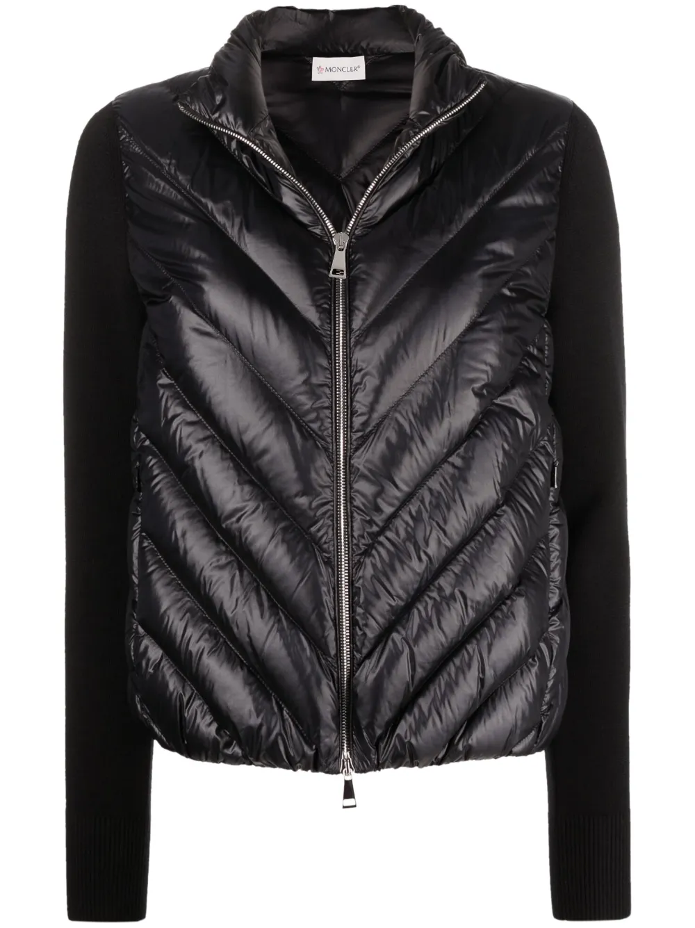 Пуховик со вставками MONCLER, черный
Пуховик со вставками MONCLER, черный