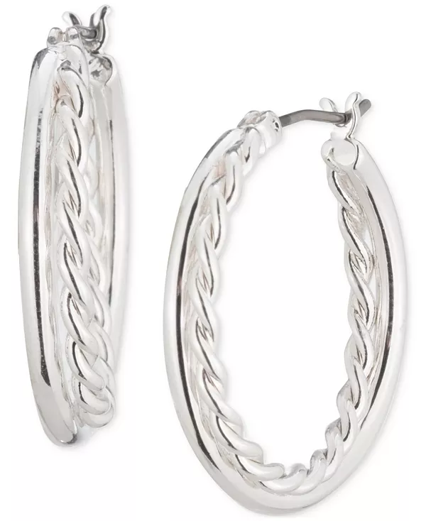 Серьги-Кольца Rope Twist среднего размера, 1 дюйм Lauren Ralph Lauren, silver
Серьги-Кольца Rope Twist среднего размера, 1 дюйм Lauren Ralph Lauren, silver
