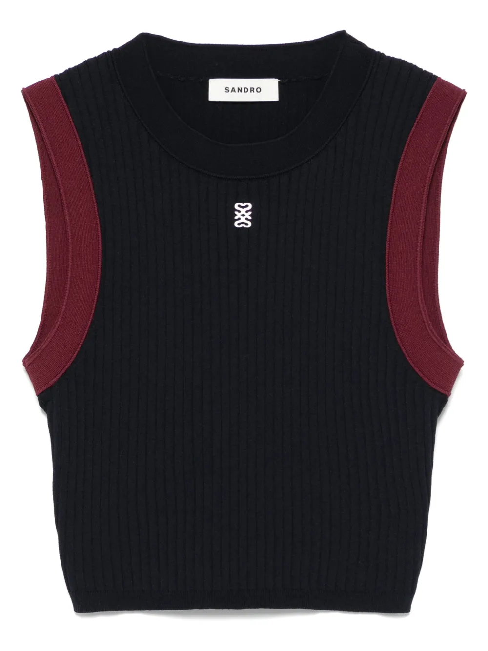 Топ в рубчик SANDRO, синий
Топ в рубчик SANDRO, синий