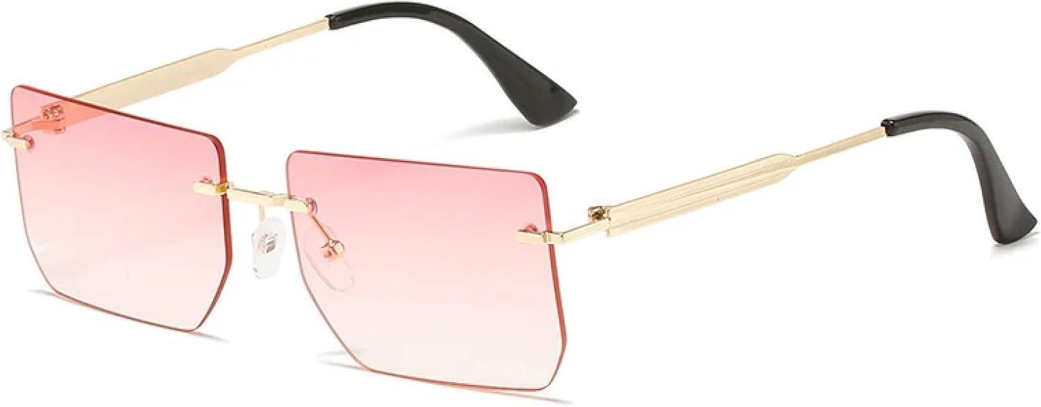 Безободковые металлические солнцезащитные очки для мужчин и женщин, модные винтажные солнцезащитные очки для активного отдыха и вождения, защита от УФ-излучения UV400 TKKTLLT, Gold Gradient Pink
Безободковые металлические солнцезащитные очки для мужчин и женщин, модные винтажные солнцезащитные очки для активного отдыха и вождения, защита от УФ-излучения UV400 TKKTLLT, Gold Gradient Pink