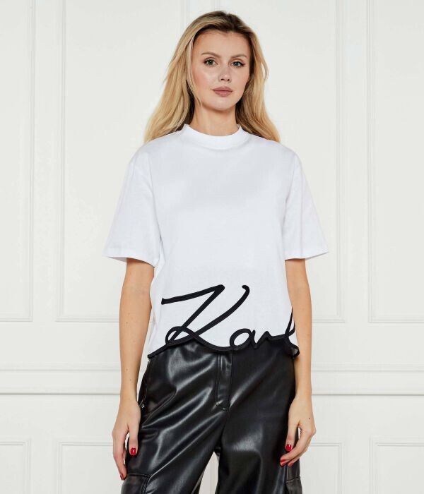 Футболка женская Karl Lagerfeld с декоративной подписью, белый
Футболка женская Karl Lagerfeld с декоративной подписью, белый