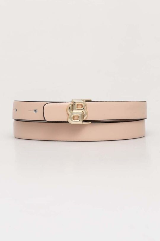 Двусторонний кожаный ремешок. Boss, бежевый
Двусторонний кожаный ремешок. Boss, бежевый