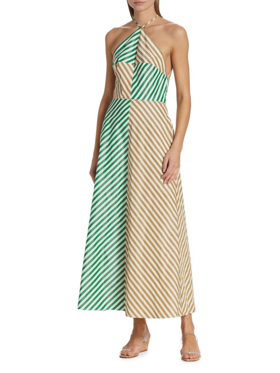 Платье-миди из двухцветной тафты с бретелькой через шею Lela Rose, цвет Forest Sandalwood
Платье-миди из двухцветной тафты с бретелькой через шею Lela Rose, цвет Forest Sandalwood