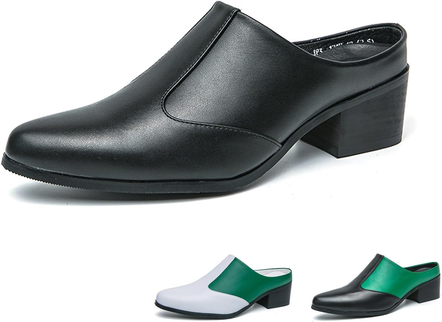 Мужские мюли WYUETRA с цветными блоками, из кожи, повседневные, с низким массивным каблуком, модные, удобные, дышащие, закрытый заостренный носок, без застежки, туфли на каблуке для вечеринки или офиса, черный
Мужские мюли WYUETRA с цветными блоками, из кожи, повседневные, с низким массивным каблуком, модные, удобные, дышащие, закрытый заостренный носок, без застежки, туфли на каблуке для вечеринки или офиса, черный