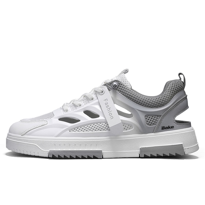 BAKE Износостойкие и легкие мужские лоу-топ скейтборд-кроссовки бело-серые, цвет White Gray
BAKE Износостойкие и легкие мужские лоу-топ скейтборд-кроссовки бело-серые, цвет White Gray