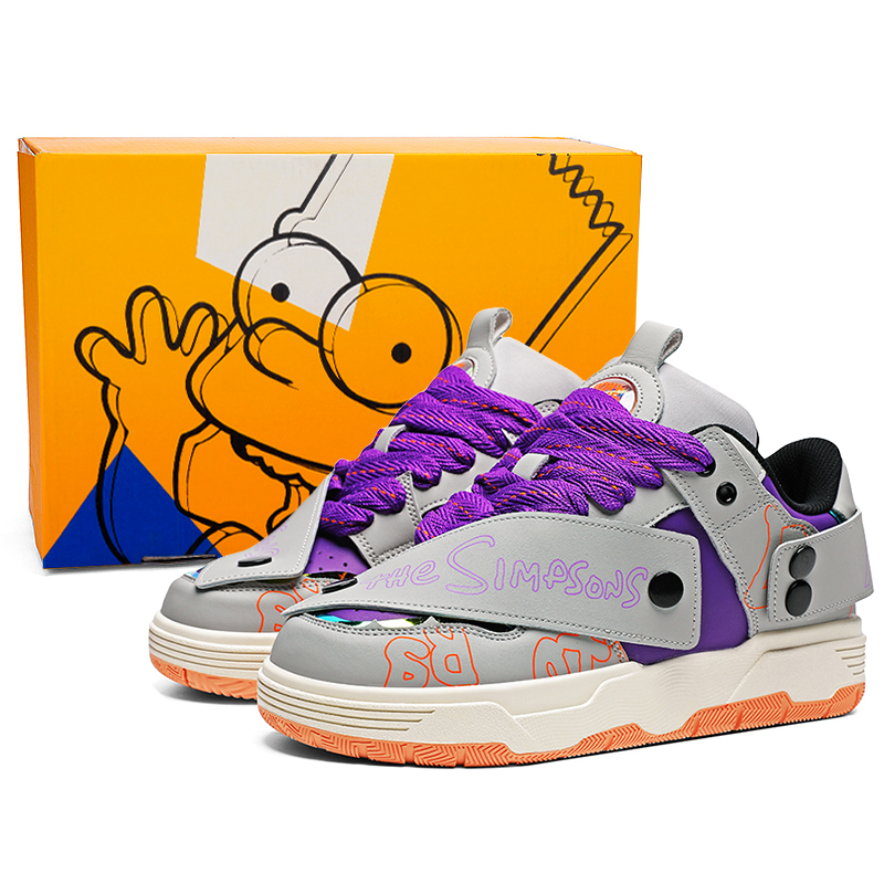 The Simpsons Скользоустойчивые износостойкие дышащие высокие скейтборд кроссовки унисекс Dreamy Volcanic Gray, цвет Dreamy Volcanic Gray 
The Simpsons Скользоустойчивые износостойкие дышащие высокие скейтборд кроссовки унисекс Dreamy Volcanic Gray, цвет Dreamy Volcanic Gray