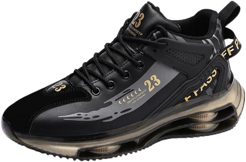 Мужские повседневные кроссовки - легкие дышащие беговые и баскетбольные кроссовки с комфортом на все сезоны, верх из искусственной кожи и прочная подошва из ПВХ Hoalox, черный
Мужские повседневные кроссовки - легкие дышащие беговые и баскетбольные кроссовки с комфортом на все сезоны, верх из искусственной кожи и прочная подошва из ПВХ Hoalox, черный