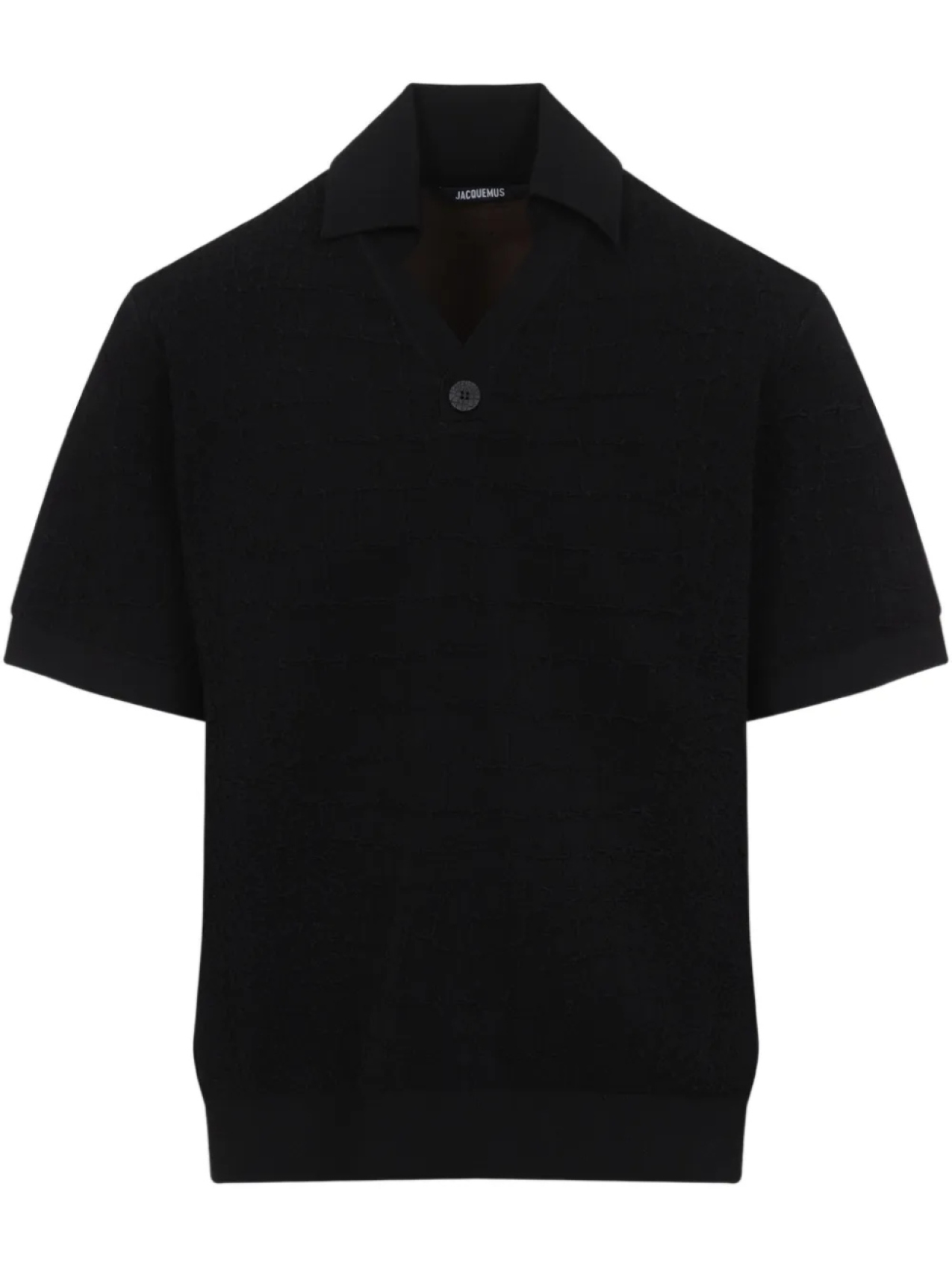 Рубашка поло с короткими рукавами Jacquemus, черный
Рубашка поло с короткими рукавами Jacquemus, черный