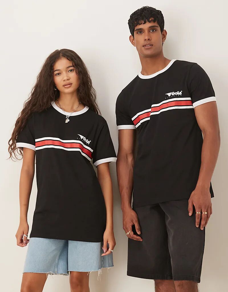 Футболка унисекс Gola ASOS DESIGN классического кроя с полосками черного цвета
Футболка унисекс Gola ASOS DESIGN классического кроя с полосками черного цвета