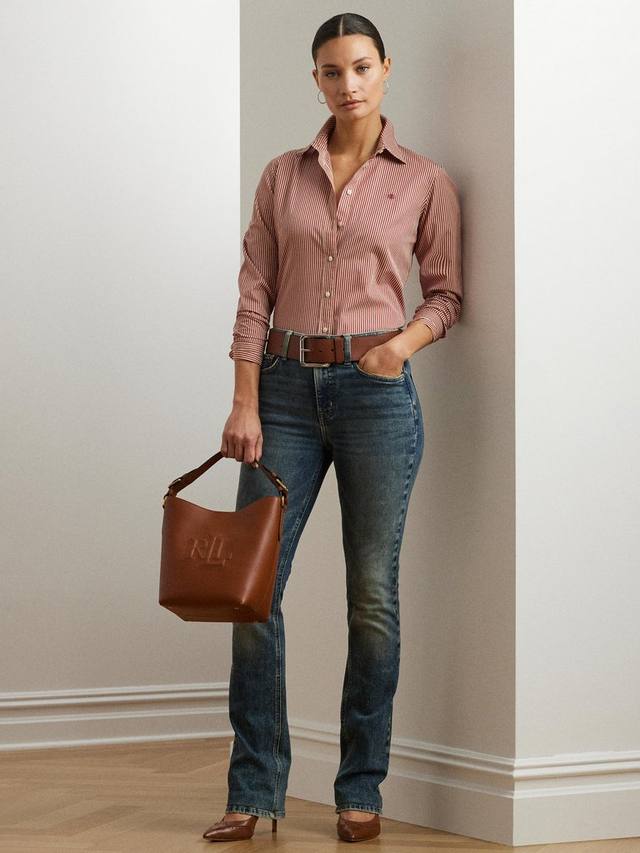 Полосатая хлопковая рубашка Lauren Jamelko Ralph Lauren, Red/Cream
Полосатая хлопковая рубашка Lauren Jamelko Ralph Lauren, Red/Cream