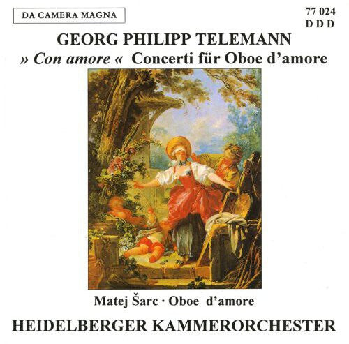 CD диск Telemann / Sarc: Con for Oboe Damore
CD диск Telemann / Sarc: Con for Oboe Damore