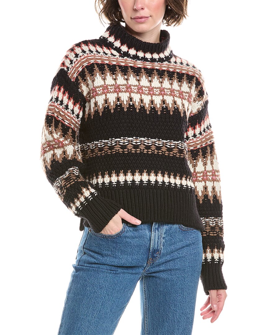 Великолепный свитер Henrietta из шерсти с узором фэр-айл Splendid, черный
Великолепный свитер Henrietta из шерсти с узором фэр-айл Splendid, черный