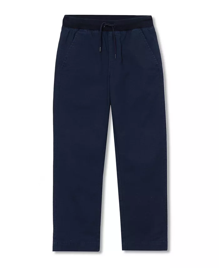 Мальчиковые тянущиеся брюки на резинке с уплотнением на коленях Lands' End, синий
Мальчиковые тянущиеся брюки на резинке с уплотнением на коленях Lands' End, синий