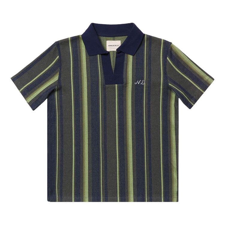 Поло Nicholas Daley Rugby Striped Polo, Navy/Mint
Поло Nicholas Daley Rugby Striped Polo, Navy/Mint