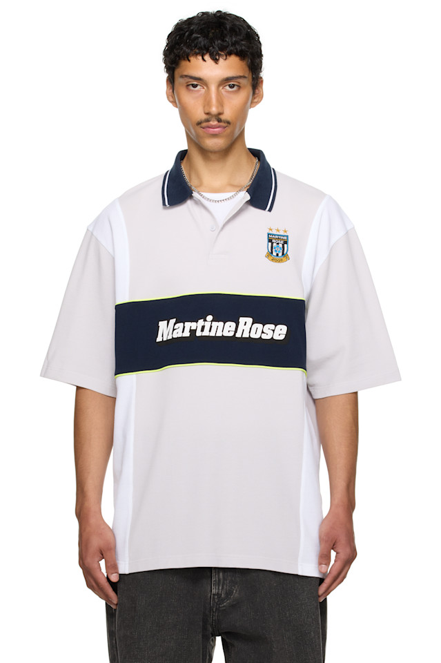 эксклюзивный серый оверсайз поло с панелями от Ssense Martine Rose, мультиколор
эксклюзивный серый оверсайз поло с панелями от Ssense Martine Rose, мультиколор