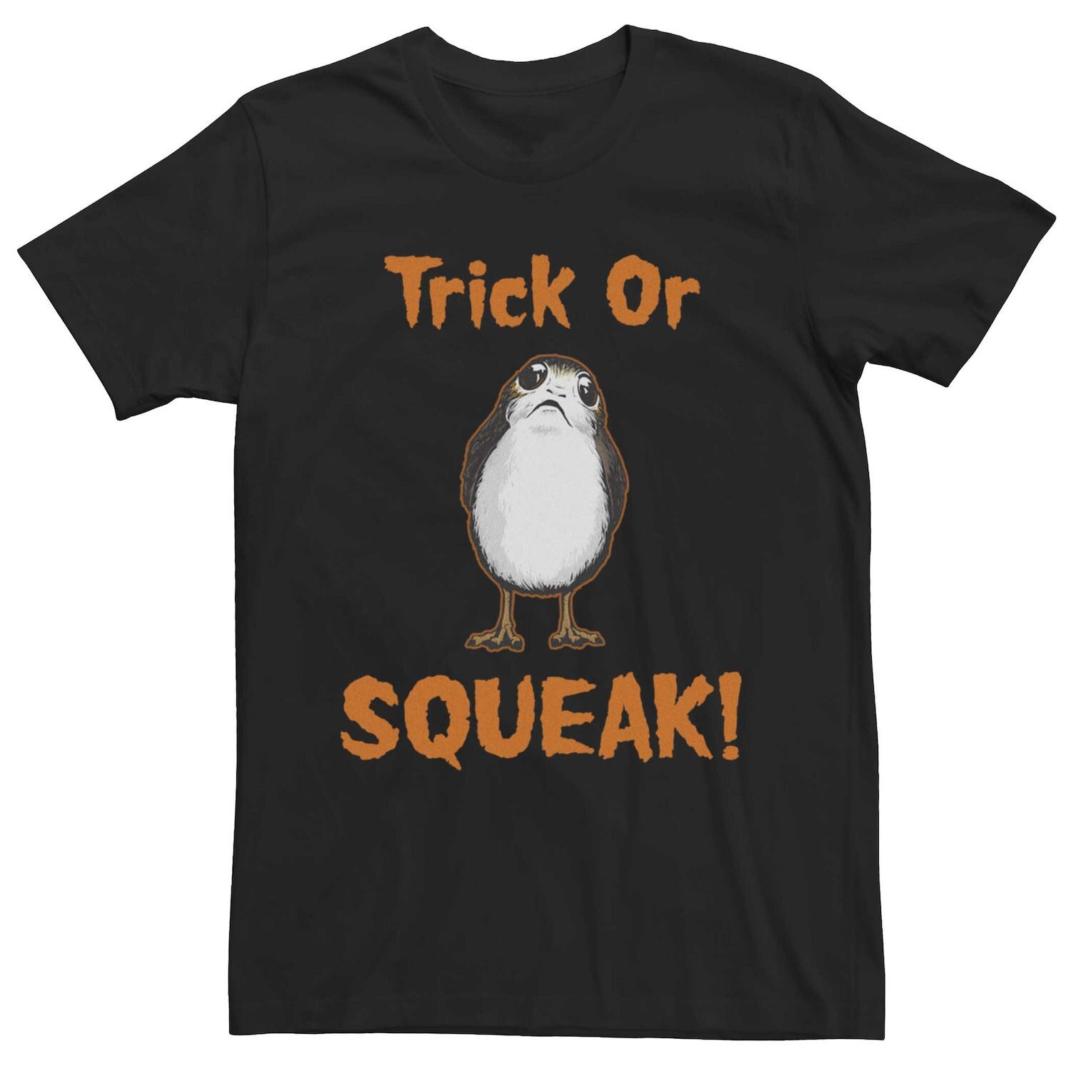 Мужская футболка Trick Or Squeak Porg с изображением Звездных войн Licensed Character
Мужская футболка Trick Or Squeak Porg с изображением Звездных войн Licensed Character