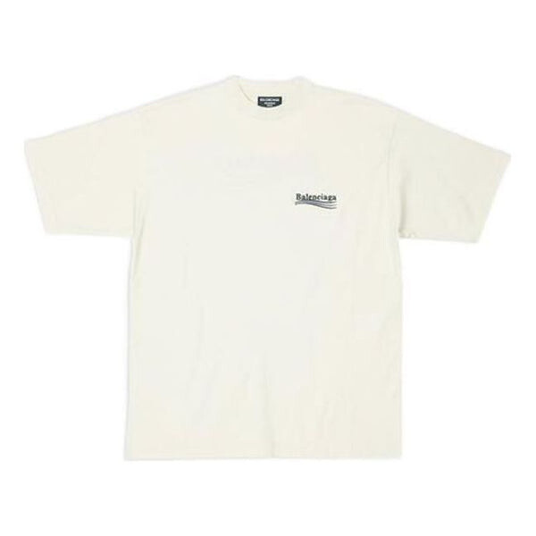 Футболка political campaign t-shirt large fit 'off white' Balenciaga, белый
Футболка political campaign t-shirt large fit 'off white' Balenciaga, белый