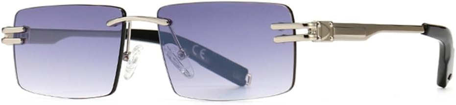Ретро прямоугольные солнцезащитные очки без оправы, мужские металлические, женские солнцезащитные очки, мужские без оправы, защита от ультрафиолета UV400 LANGSER, Silver With Grey
Ретро прямоугольные солнцезащитные очки без оправы, мужские металлические, женские солнцезащитные очки, мужские без оправы, защита от ультрафиолета UV400 LANGSER, Silver With Grey