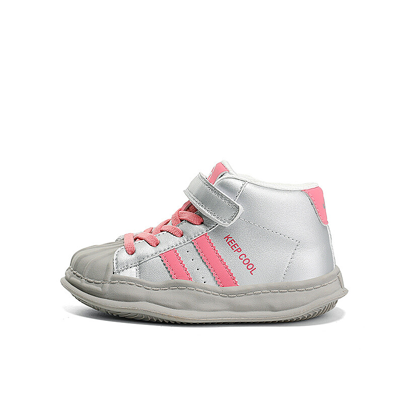 Детские кроссовки для скейтбординга Kids High-top Pink/Sliver Jeep, розовый 
Детские кроссовки для скейтбординга Kids High-top Pink/Sliver Jeep, розовый