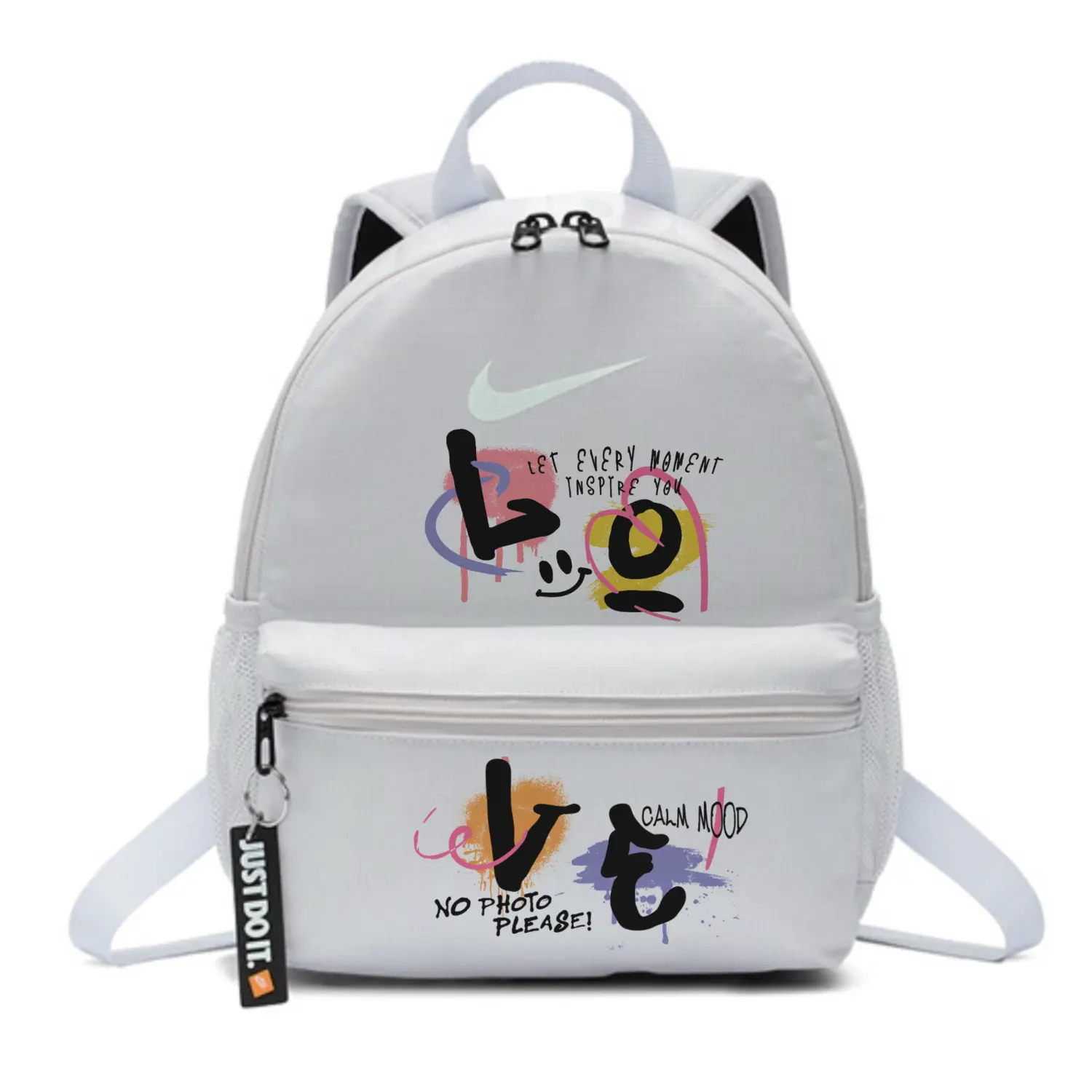 Nike Тканевый рюкзак женский серо-белый, love
Nike Тканевый рюкзак женский серо-белый, love