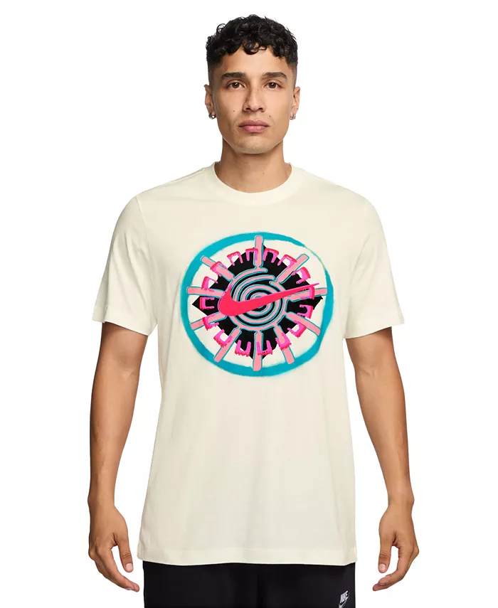 Мужская футболка с логотипом в спортивном стиле Nike, зеленый
Мужская футболка с логотипом в спортивном стиле Nike, зеленый