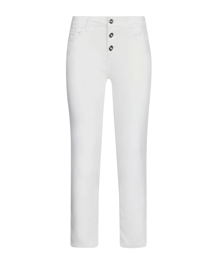 Белые брюки-капри с отделкой стразами Liu Jo, белый
Белые брюки-капри с отделкой стразами Liu Jo, белый