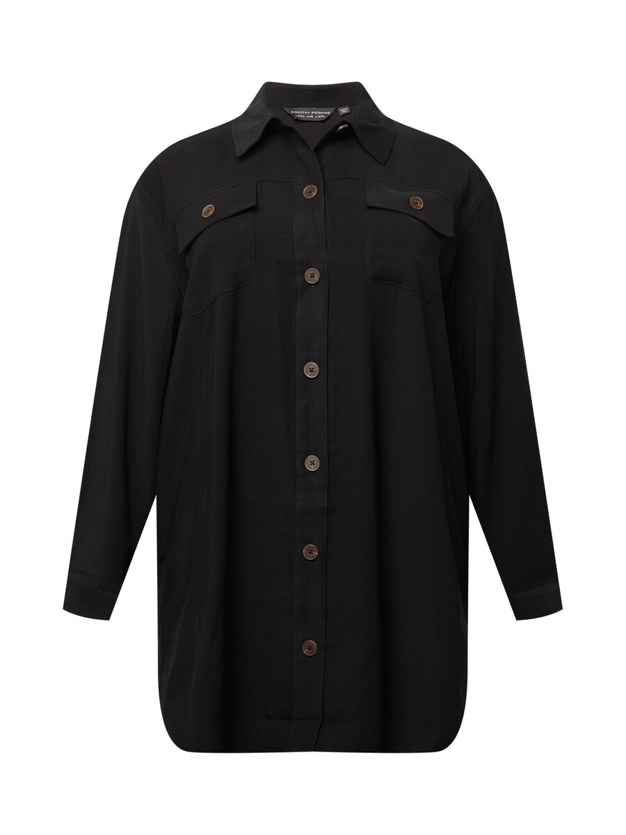 Платье-рубашка Dorothy Perkins Curve, черный
Платье-рубашка Dorothy Perkins Curve, черный