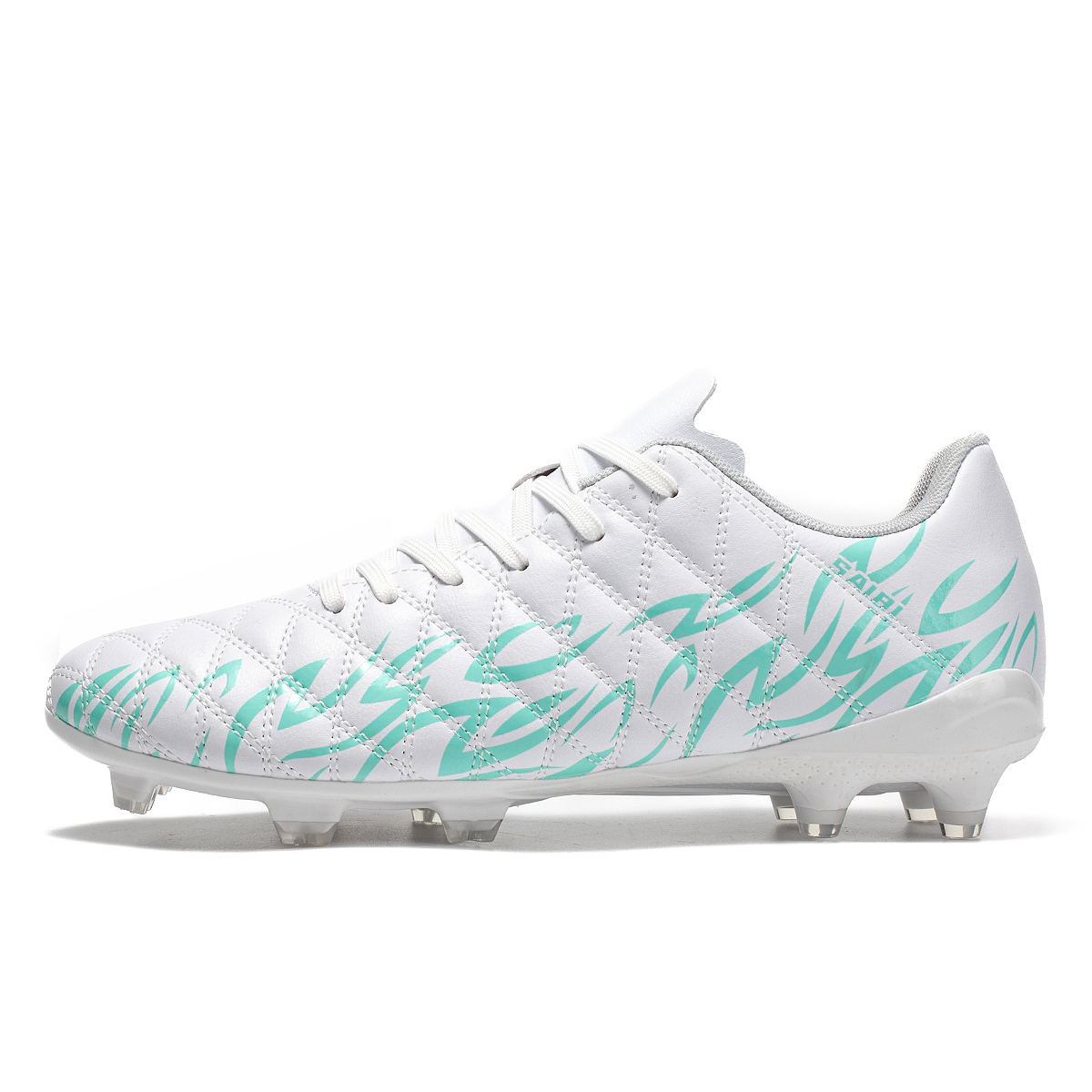 Saibi Футбольные бутсы унисекс низкие белые KJ01 белые с длинными шипами, цвет KJ01 White-Long Stud
Saibi Футбольные бутсы унисекс низкие белые KJ01 белые с длинными шипами, цвет KJ01 White-Long Stud