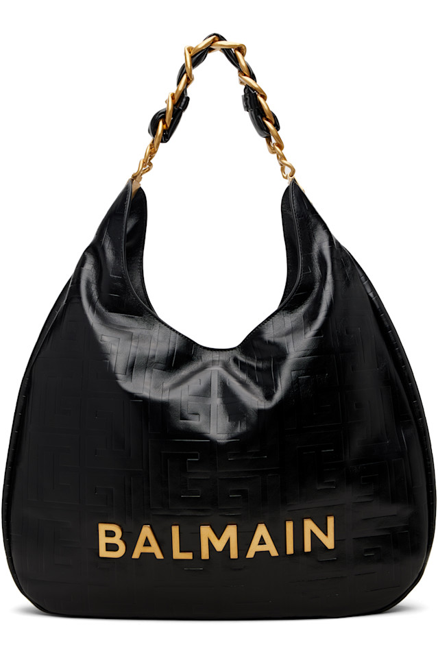 Мягкая сумка с монограммой 1945 года Balmain, черный
Мягкая сумка с монограммой 1945 года Balmain, черный